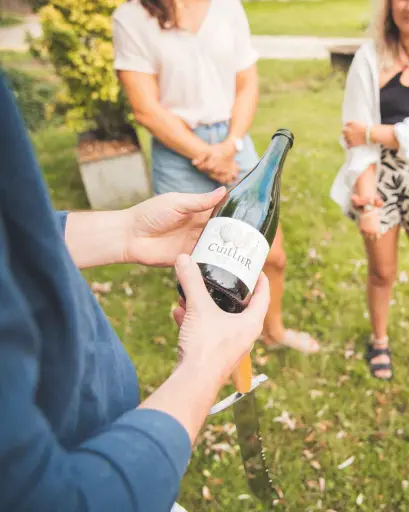 France, Champagne, Champagne Cuillier - The Saber and the Bubble