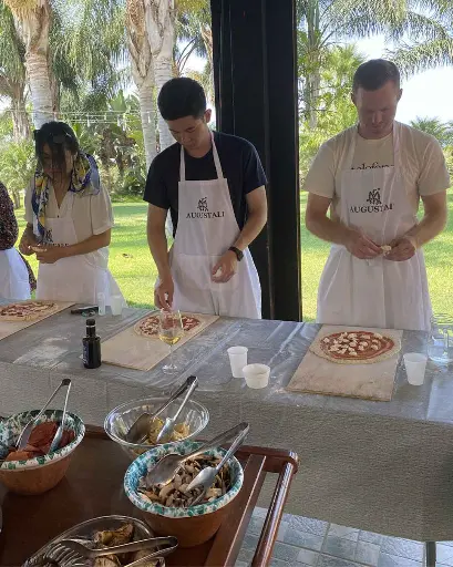 Italy, Sicily, Augustali Winery - Pizza Experience