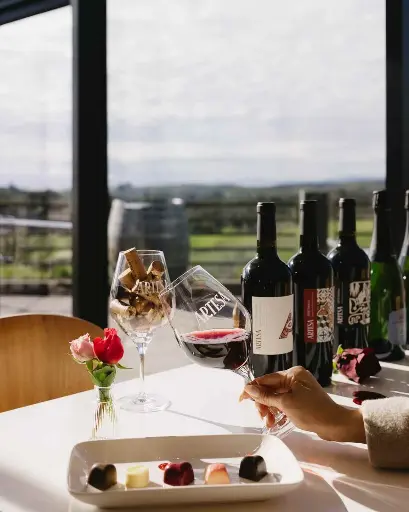 US, California, Napa Valley, Artesa Winery - Wine Tasting with the Stars