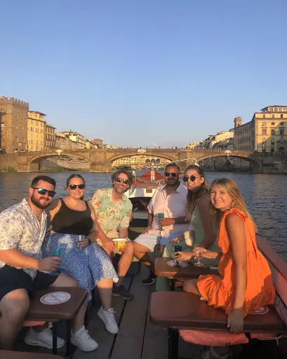 Italy, Tuscany, From Florence - Set Sail on the Arno: Florence Wine Boat Experience