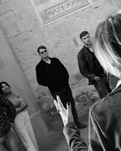 Italy, Tuscany, Badia di Morrona - Private wine tasting at the medieval Monastery upon Pisan hills