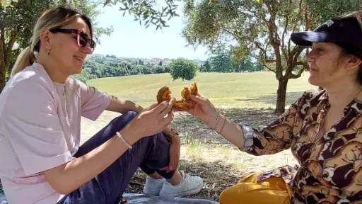 Italy, Rome - Picnic in Villa Borghese