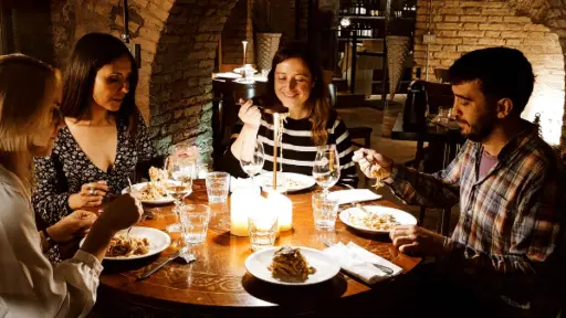 Italy,  Rome - Candlelight Wine & Food Tasting in the Ancient Agrippa’s Baths of Rome