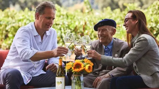 US, Napa Valley, Grgich Hills Estate - Seated Miljenko’s Tasting