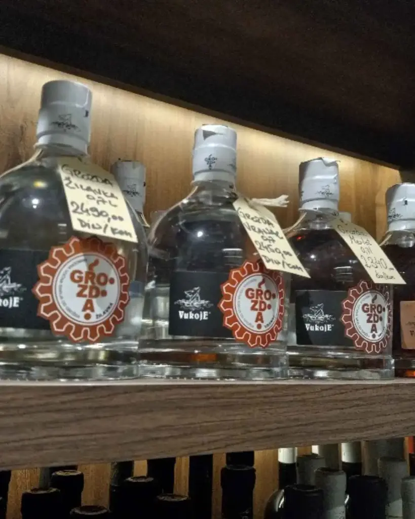 Serbia, Belgrade, Wine Gallery Vukoje - Rakija (Brandy) tasting and lecture