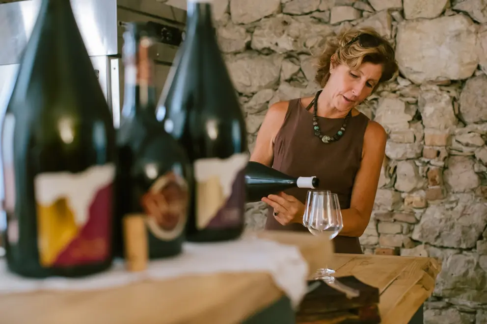 Italy, Trentino - Alto Adige, Azienda Agricola Viola - Wine Tasting with Aperitif in Mezzocorona at Viola Winery