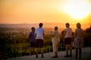 Italy, Umbria, Tili Vini - Tasting of BIO wines with panoramic view