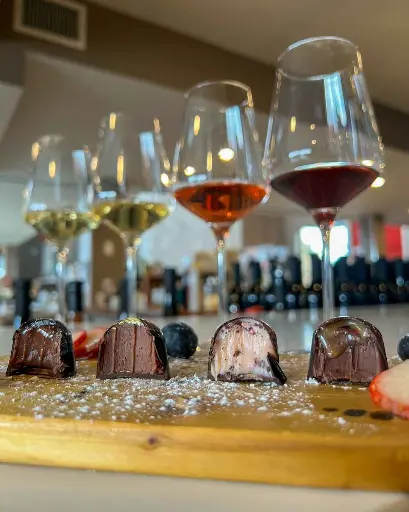 Canada, Ontario, Adamo Estate Winery - Chocolate and wine tasting