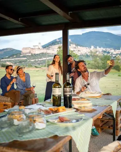 Italy, Umbria, SAIO Assisi - Lunch with guided tasting 5 wines